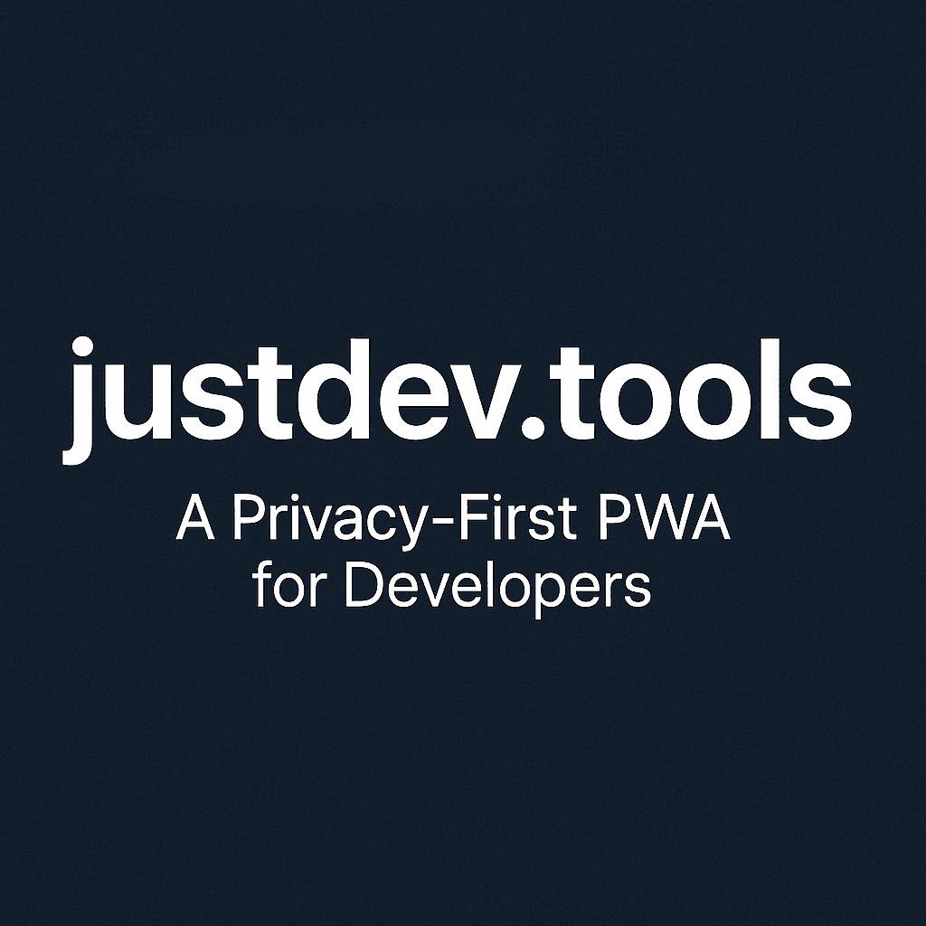 Introducing justdev.tools